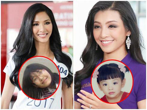 Đọ nhan sắc thời 'em chưa 18' của dàn thí sinh Hoa hậu Hoàn vũ Việt Nam 2017