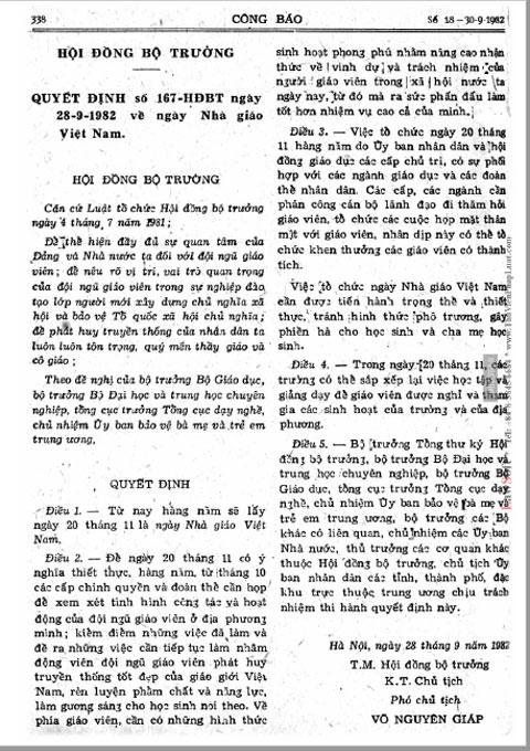 Tại sao 20/11 trở thành Ngày Nhà giáo Việt Nam?-2