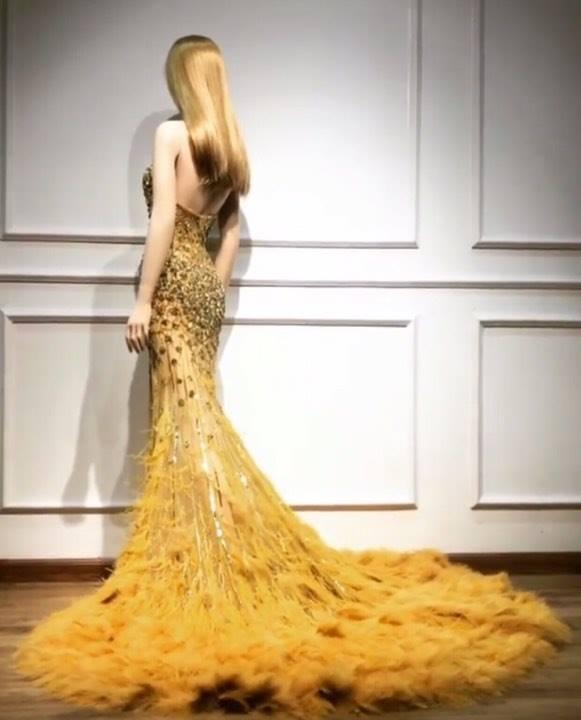 Hé lộ hình ảnh đầu tiên về trang phục dạ hội Đỗ Mỹ Linh sẽ diện trong đêm chung kết-1