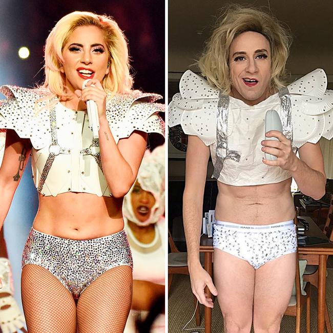 Chàng trai nhại người nổi tiếng với thời trang cây nhà lá vườn-2