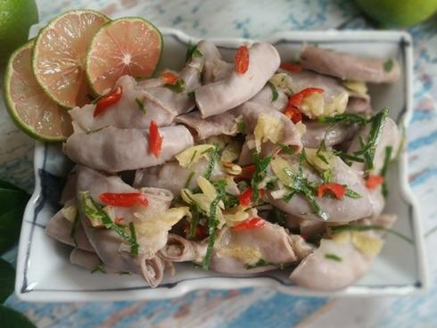 Công thức làm lòng non trộn mắm đổi vị cho thực đơn gia đình