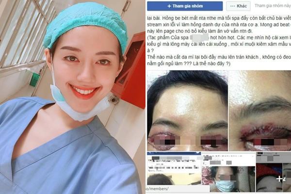 Lộ clip chủ spa đe dọa, ép cô gái bị phẫu thuật hỏng mí mắt phải xin lỗi-5