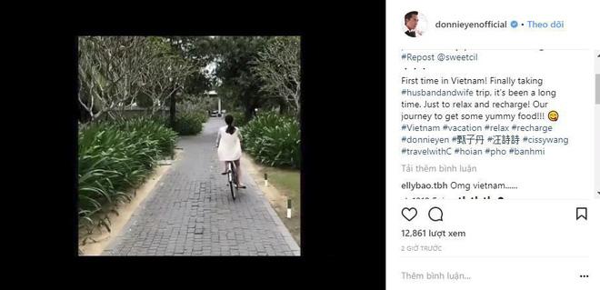 HOT: Tài tử Trùm Hương Cảng Chân Tử Đan đưa vợ tới Hội An nghỉ dưỡng, hào hứng thưởng thức phở và bánh mì-1