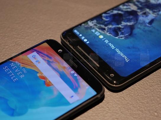 So sánh nhanh OnePlus 5T và Google Pixel 2 XL