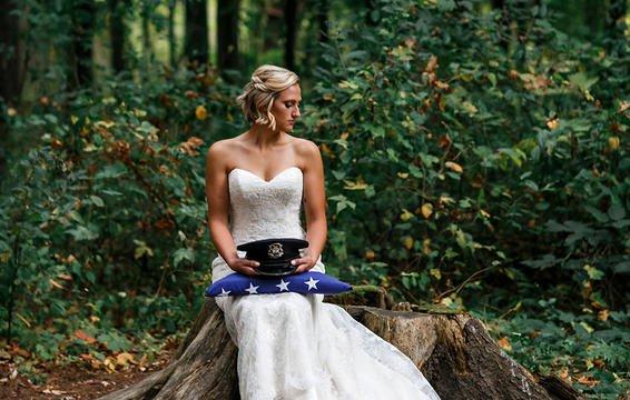 Câu chuyện đau lòng phía sau bộ ảnh cưới chỉ một mình cô dâu-3