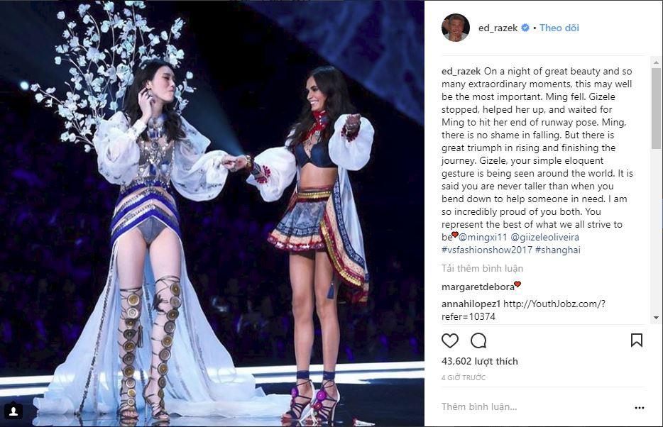 Cử chỉ xuất sắc của Gizele Oliveira sau khi Ming Xi ngã nhận được cơn mưa lời khen từ cư dân mạng-3