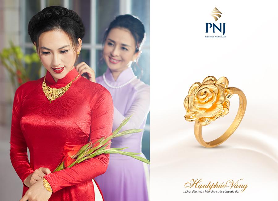 PNJ giới thiệu Trang sức cưới Hạnh Phúc Vàng-2