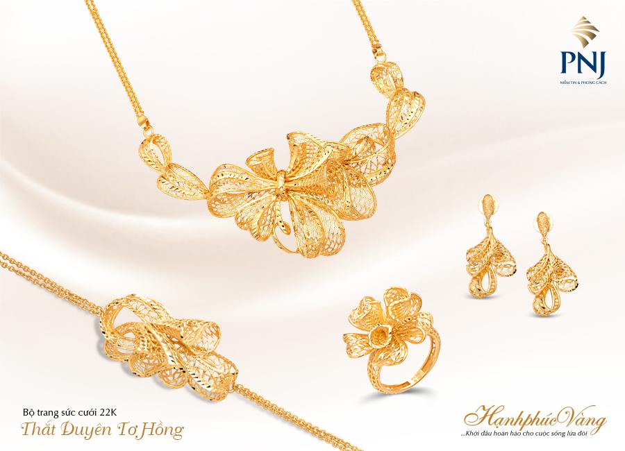 PNJ giới thiệu Trang sức cưới Hạnh Phúc Vàng-4