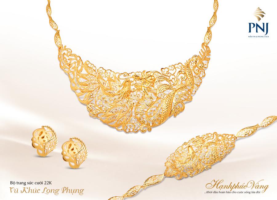 PNJ giới thiệu Trang sức cưới Hạnh Phúc Vàng-5