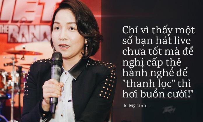 Diva Mỹ Linh: Chỉ vì thấy một số bạn hát live chưa tốt mà đề nghị cấp thẻ hành nghề để thanh lọc thì hơi buồn cười!-1