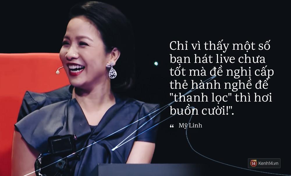 Diva Mỹ Linh: Chỉ vì thấy một số bạn hát live chưa tốt mà đề nghị cấp thẻ hành nghề để thanh lọc thì hơi buồn cười!-3