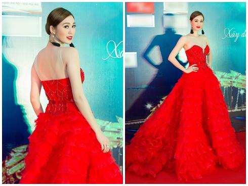 Hoa hậu HHen Niê đọ sắc cùng Hoàng Thùy và Mâu Thủy trên thảm đỏ Ngôi sao xanh-14