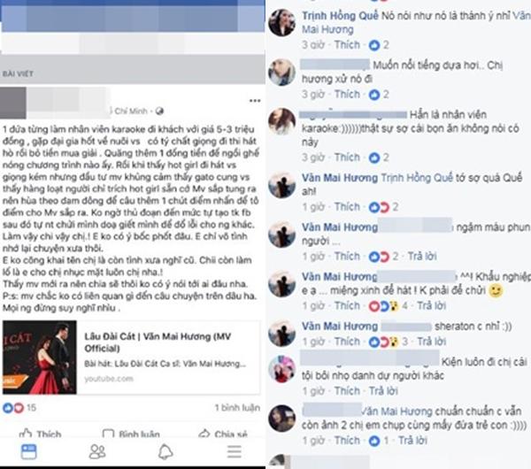 Văn Mai Hương tức giận khi bị tố làm nhân viên karaoke đi khách với giá 3 - 5 triệu đồng-2