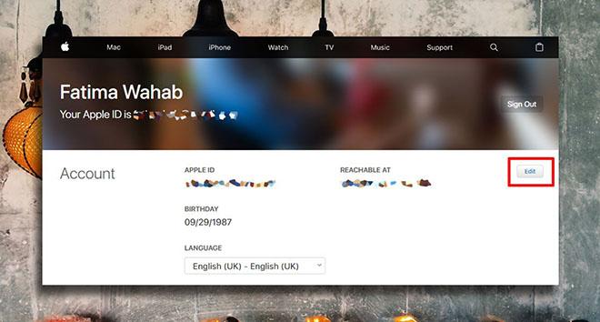 Cách thay đổi địa chỉ email đã khai báo trên Apple ID-2