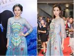 'Đụng hàng' váy với Hoa hậu Đỗ Mỹ Linh, nhưng Văn Mai Hương lại trông già hơn hẳn vì chọn nhầm phụ kiện kiểu... quý bà