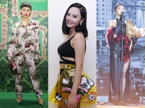 Miu Lê càng ngày càng khác lạ từ gương mặt cho đến gu thời trang xấu thảm