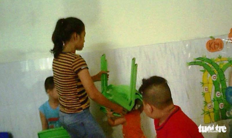 Công an điều tra vụ bạo hành trẻ em ở trường mầm non-1