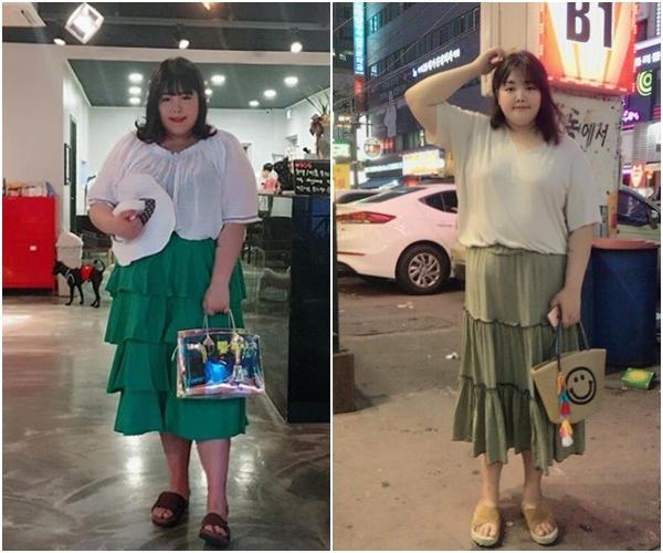 Béo gấp đôi người yêu nhưng thánh ăn Hàn Quốc vẫn có gout thời trang chẳng thua cô gái nào-5