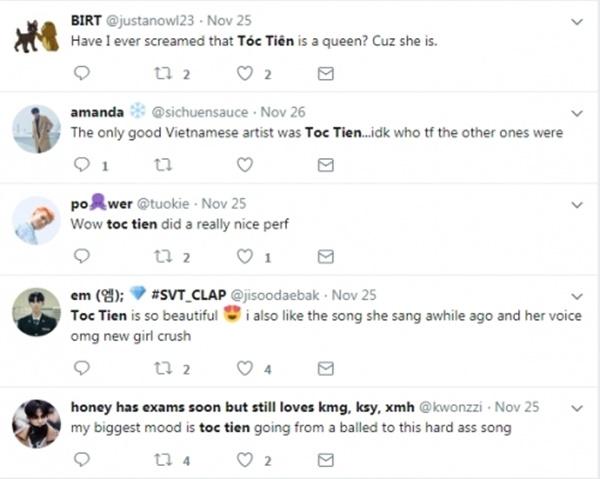 Fan quốc tế rần rần khen tiết mục mở màn MAMA 2017 của Tóc Tiên-3