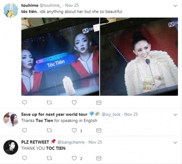 Fan quốc tế rần rần khen tiết mục mở màn MAMA 2017 của Tóc Tiên-5