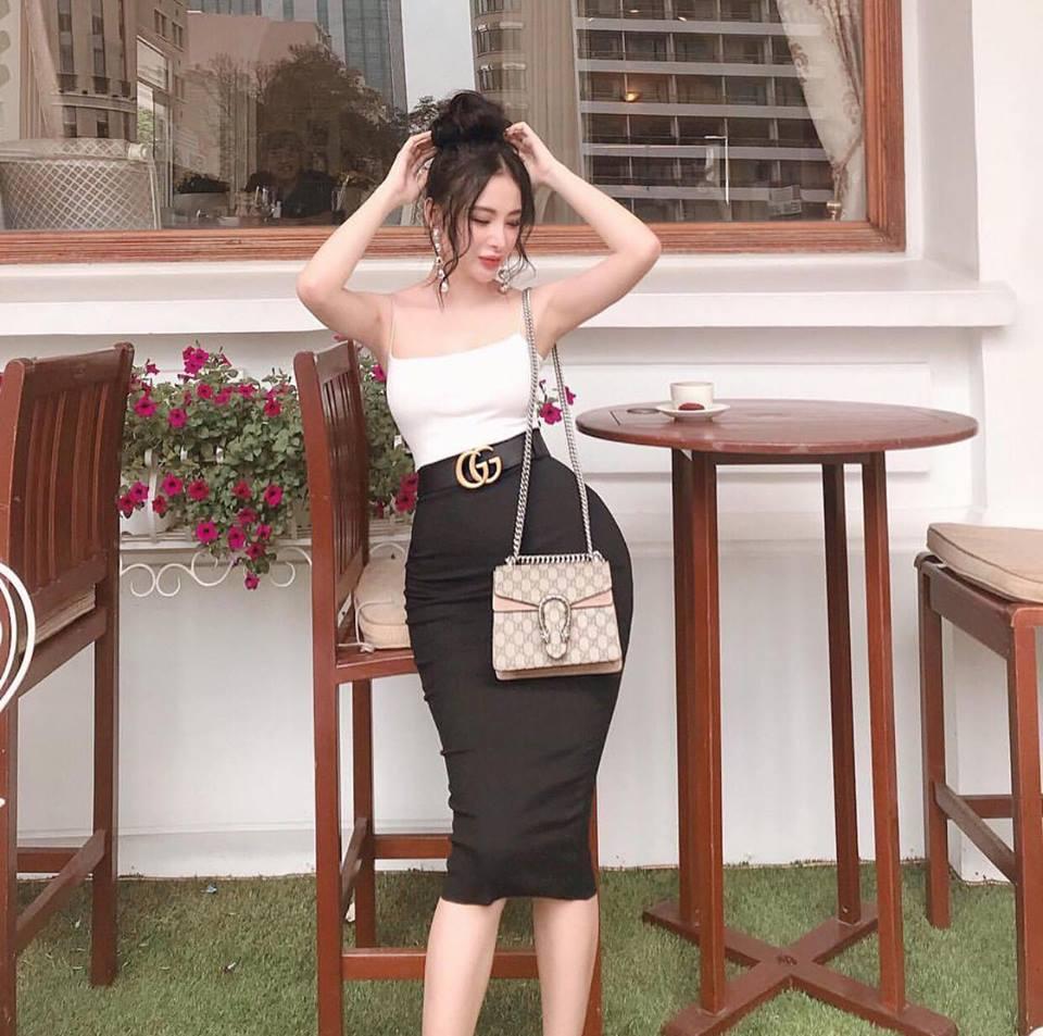 Angela Phương Trinh diện đồ bó sát khoe hông quả táo nổi bật nhất street style sao Việt tuần này-1