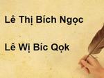 'Bi hài' với những cái tên Việt Nam được viết theo kiểu chuyển đổi tiếng Việt