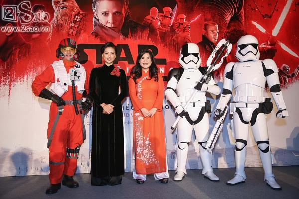 Ngô Thanh Vân và sao gốc Việt của Star Wars khoe sắc cùng áo dài-3