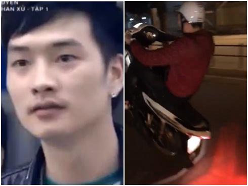 Diễn viên 'Người phán xử' bốc đầu xe máy, chửi bậy giữa phố
