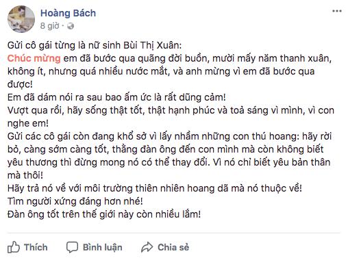 Hoàng Bách nhắn Thu Thủy: Đến con mình còn không biết yêu thương, đừng mong nó thay đổi-3