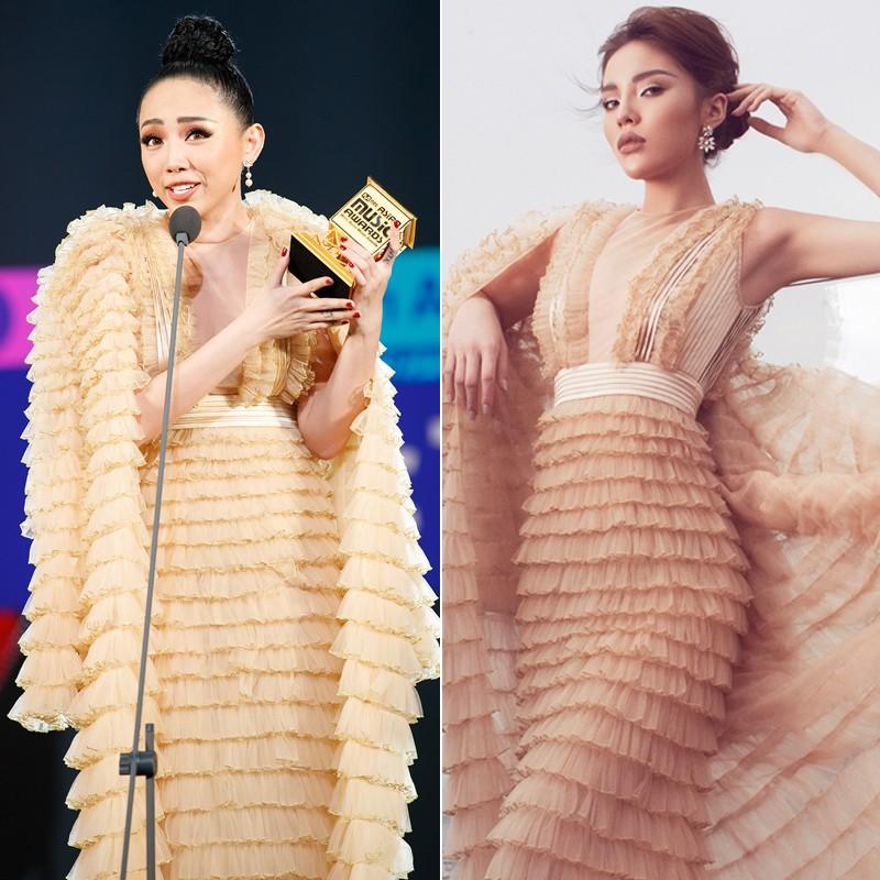 Mặc váy tòa tháp giống Tóc Tiên - Hari Won, hoa hậu Kỳ Duyên đẹp chẳng hề kém cạnh-2