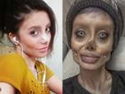 Cô gái hóa 'quỷ dạ xoa' sau 50 lần phẫu thuật thẩm mỹ để giống thần tượng Angelina Jolie