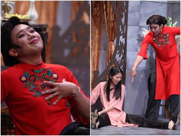 Ơn giời cậu đây rồi: Cười rách miệng xem Trấn Thành giả Lâm Khánh Chi dạy vợ bé-6