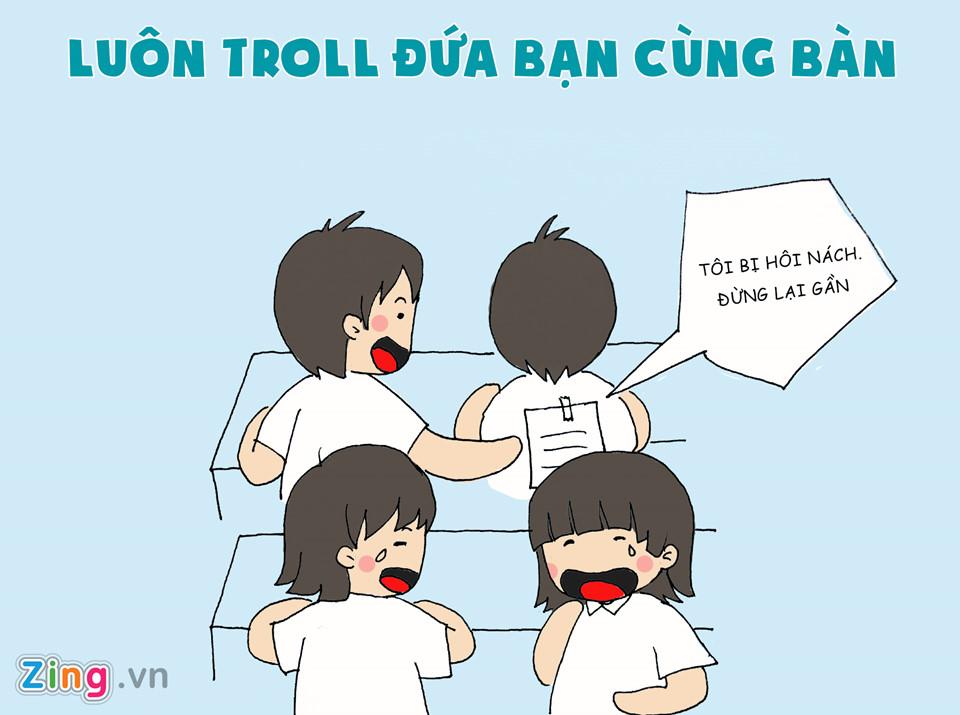 Những trò đùa bạn thường làm với đứa ngồi cùng bàn là gì?-4