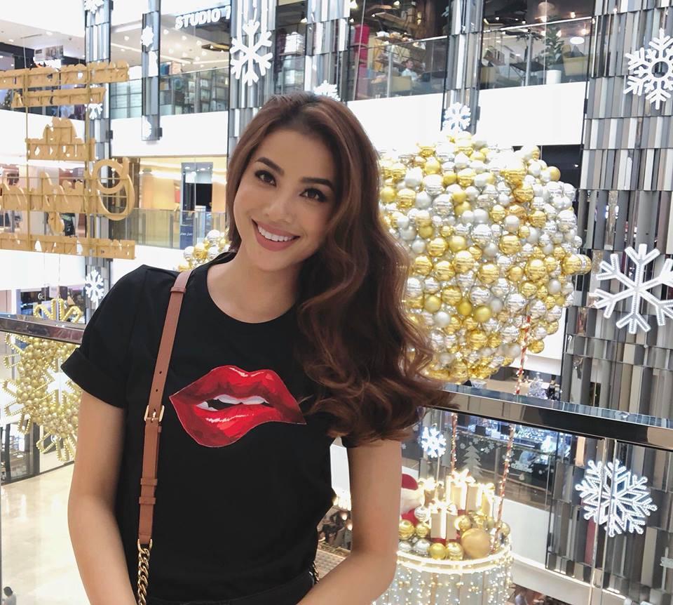 Tin sao Việt: Hoa hậu Thu Thảo hào hứng ăn phở mẹ nấu cùng chồng đại gia-5