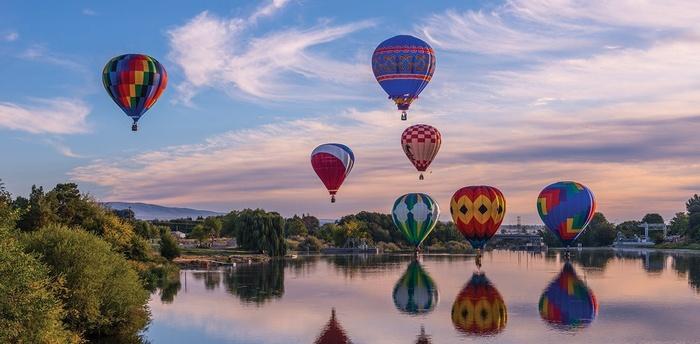 Prosser, Washington: Cần gì phải đến tận Cappadocia để xem khinh khí cầu, bạn có thể ngắm nhìn những chiếc khinh khí cầu đẹp mắt ngay tại Prosser.