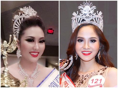 Vương miện Phi Thanh Vân vừa được trao vướng nghi án 'hàng nhái' sản xuất theo lô