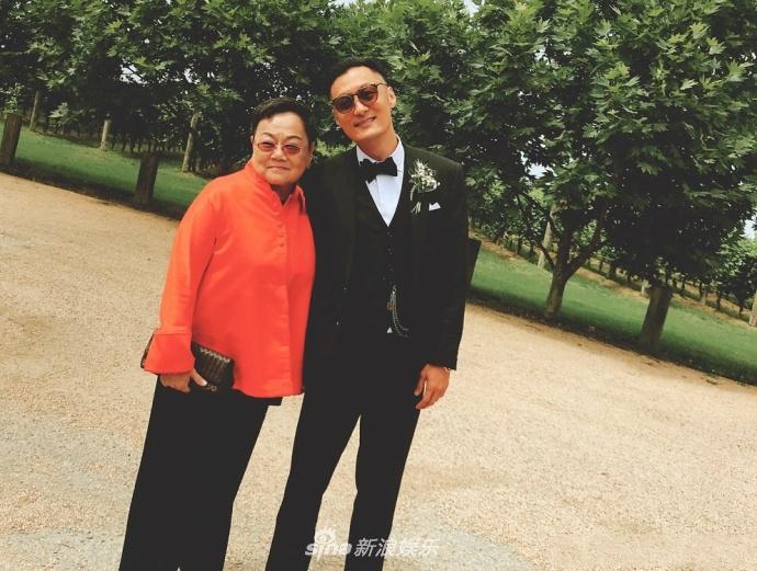 Bành Vu Yến chia sẻ loạt ảnh hài hước hậu trường đám cưới tài tử Vô Gian Đạo Dư Văn Lạc-13