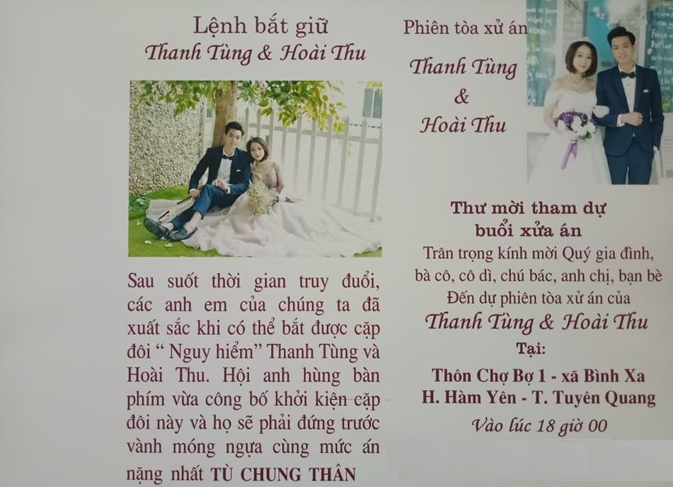 Chết cười với thiệp cưới án tù chung thân bá đạo nhất quả đất-2