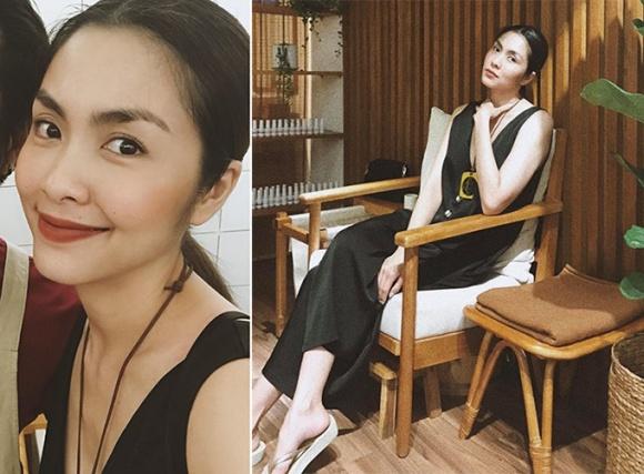 Tin sao Việt: Khí chất Tăng Thanh Hà mặc màu đen vẫn ngời ngời chói lóa-1