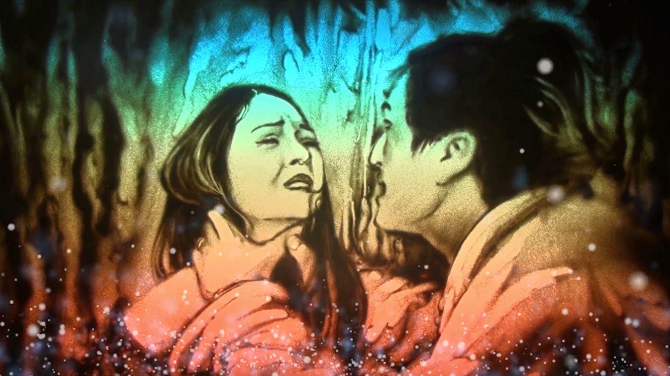 Sống xa anh chẳng dễ dàng xuất hiện MV tranh cát và bản cover của Bảo Anh nhí-5