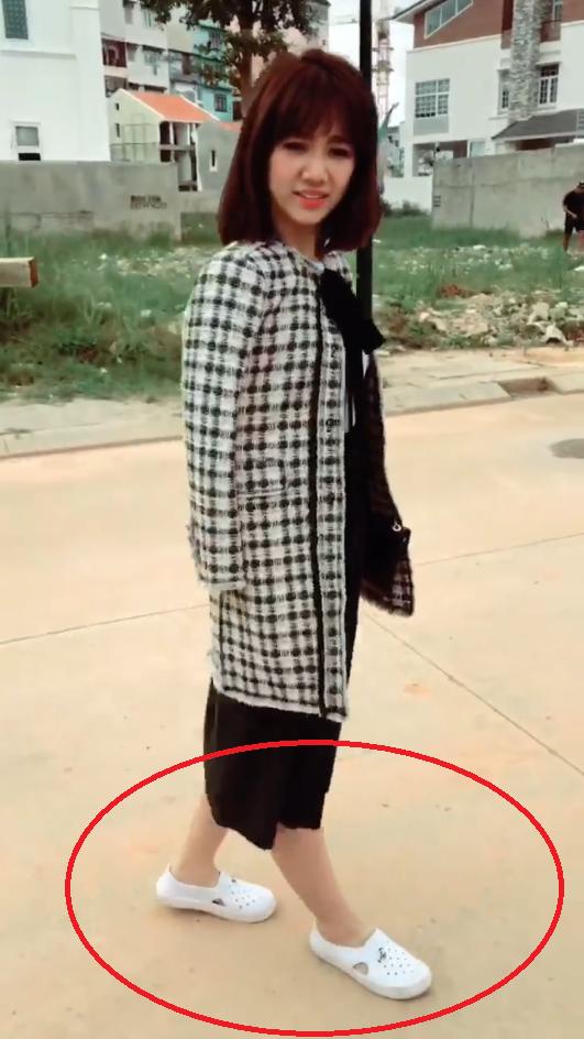 Bị tố mặc hàng hiệu mà đi giày dởm, Hari Won nói lái: Đừng có hỏi tiền vì tiền không là tất cả-1