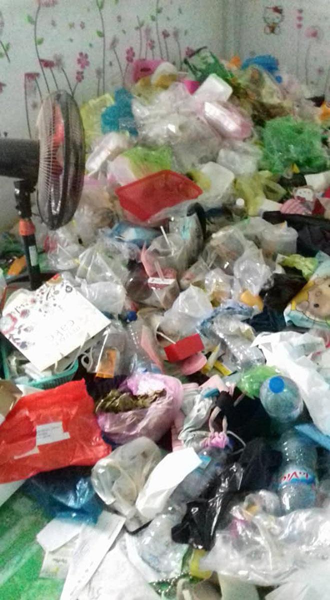 Kinh hoàng phòng trọ bẩn như bãi rác của cô gái Cần Thơ-3