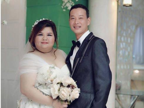 Chuyện tình gây chú ý của cặp đôi Bình Dương 'vợ 120kg, chồng nặng 60 kí'