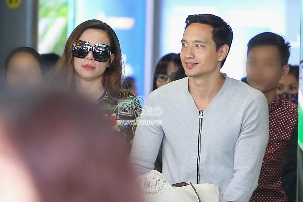 Clip: Sáng sớm, Kim Lý hộ tống Hồ Ngọc Hà từ sân bay tới tham dự sự kiện-1