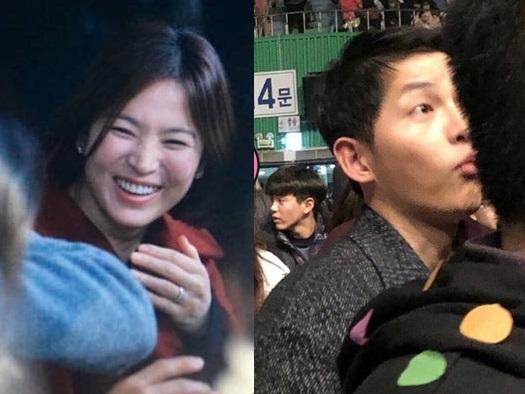 Song Hye Kyo tăng cân rõ rệt khi xuất hiện bên chồng trong concert của IU