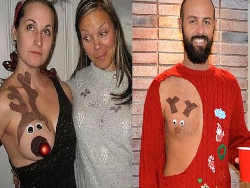 Xu hướng trang trí ngực trần trở thành hot trend trong mùa Giáng sinh năm nay