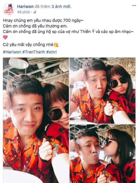 Trấn Thành và Hari Won diện đồ chói chang không liên quan kỉ niệm 700 ngày yêu nhau-1