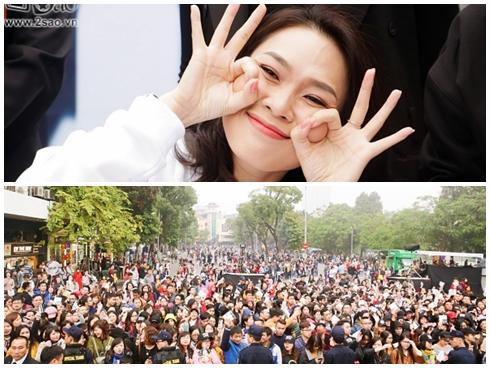 Mỹ Tâm sưởi ấm trái tim hàng ngàn người hâm mộ giữa trời gió rét Hà Nội