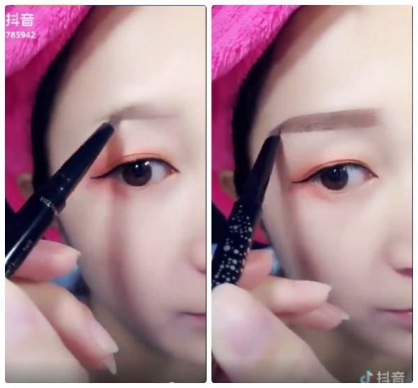 Phục sát đất với clip trang điểm của các cô nàng không có lông mày-1