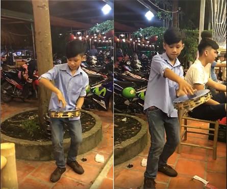 Cậu bé lắc trống tay cực đỉnh chứng minh câu nói tài không đợi tuổi’-2